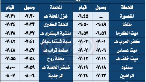 تشغيل عدد من القطارات المخصوصة