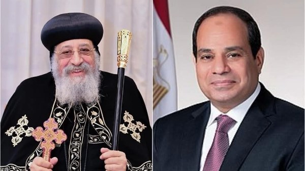 البابا تواضروس والرئيس السيسي