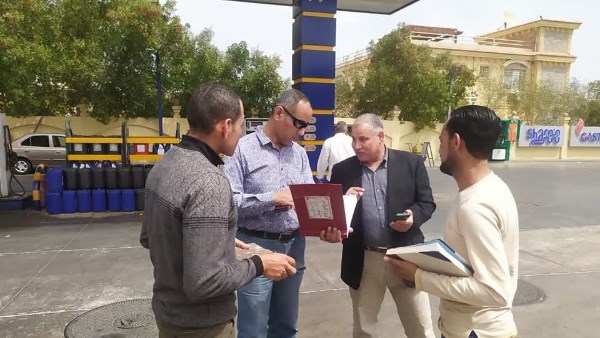 تفقد محطات الوقود 