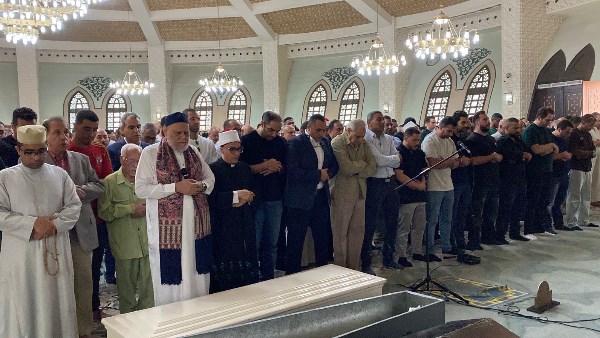 جنازة شقيقة ابراهيم محلب