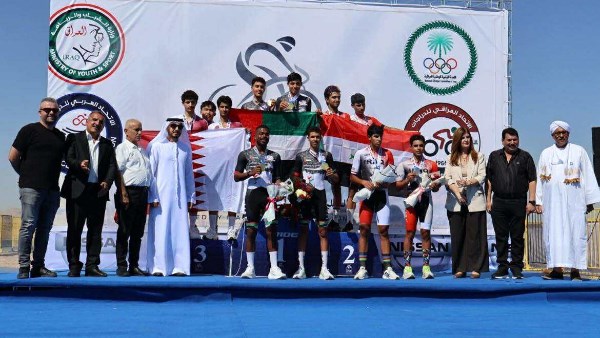 البطولة العربية للدراجات بالعراق 