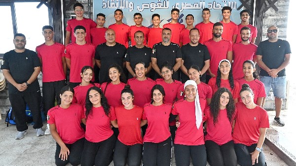 منتخب مصر للسباحة بالزعانف 