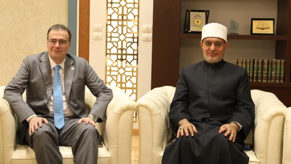 مفتي الجمهورية يستقبل رئيس الجهاز المركزي للتنظيم والإدارة لتطوير الأداء المؤسسي لدار الإفتاء