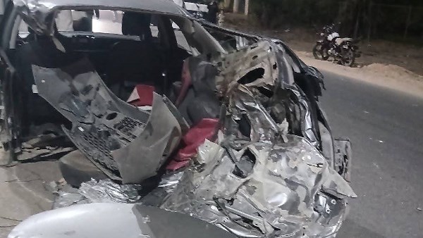 السيارة عقب الحادث