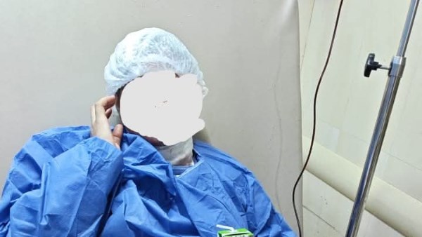 الفتاة عقب انقاذها الفتاة عقب انقاذها