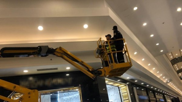 لحظة انقاذ القطة  لحظة انقاذ القطة