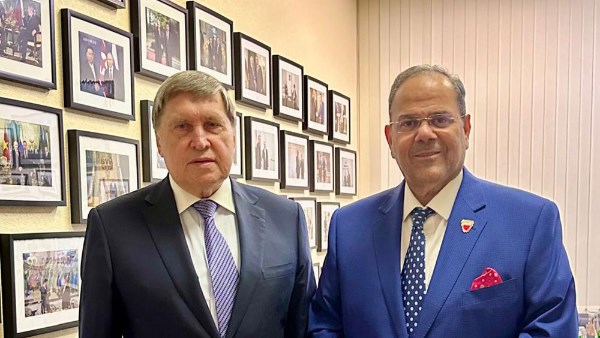 ملك البحرين يبعث برسالة خطية إلى رئيس روسيا تتعلق بالعلاقات الثنائية