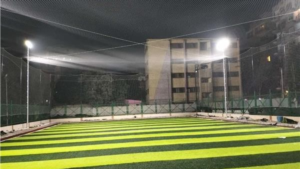 تطوير ملعب مركز شباب كفر نصار بالجيزة