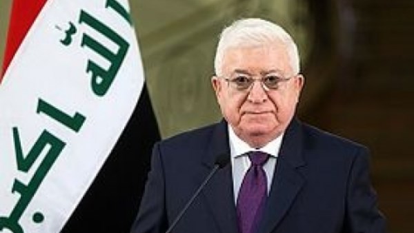 الرئيس العراقي يؤكد دعم بلاده الكامل لحقوق الشعب الفلسطيني في إقامة دولته المستقلة الرئيس العراقي يؤكد دعم بلاده الكامل لحقوق الشعب الفلسطيني في إقامة دولته المستقلة