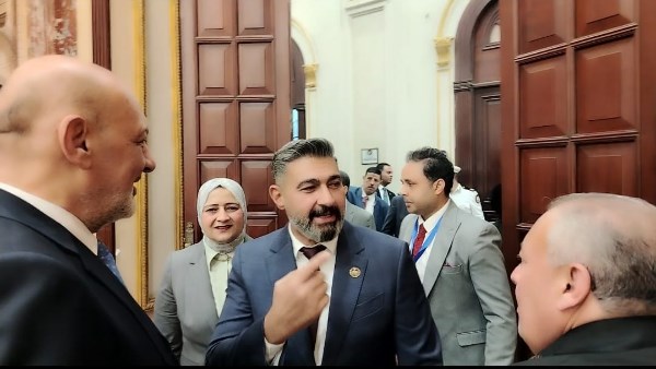 ياسر جلال داخل مجلس الشيوخ قبل أداء اليمين الدستورية.. صور