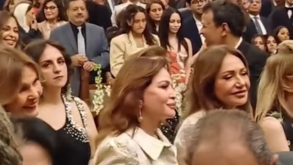نجوك الفن من حفل زفاف نجل هانى رمزي