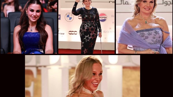 نجوم الفن على ريد كاربت مهرجان الجونة 