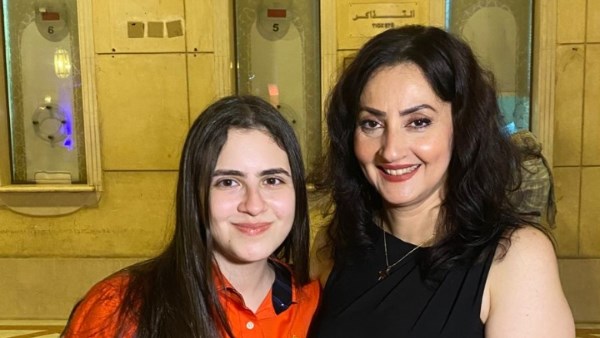 الفنانة جيهان أنور مع أوركيد سامي 