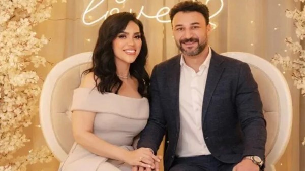 الفنانة مي فاروق و الفنان محمد العمروسي 