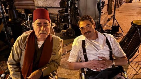 الفنان  أحمد عز و الفنان محمد عبد العظيم 