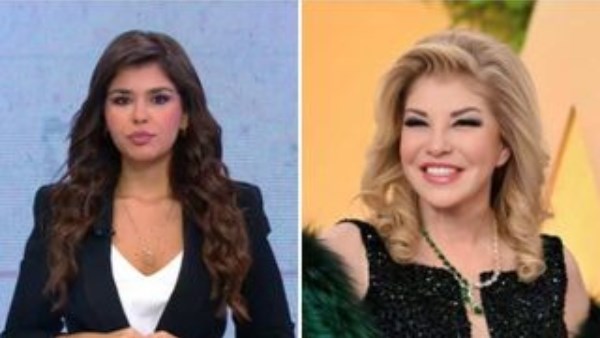 الإعلامية هالة سرحان و مرسلة  لبنانية  الإعلامية هالة سرحان و مرسلة  لبنانية