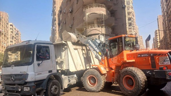 حملة على الشوارع بمحافظة الجيزة 