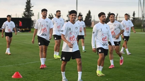 منتخب مصر المشارك في كأس العرب في أول تمرين له..شاهد