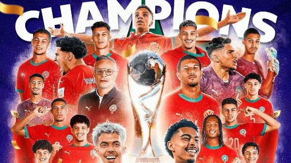 منتخب المغرب بعد لقب كأس العالم