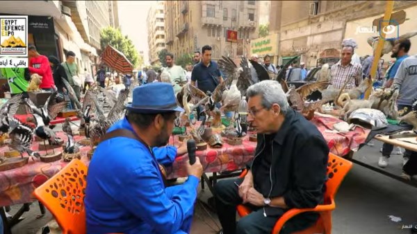 محمود سعد في سوق ديانا 