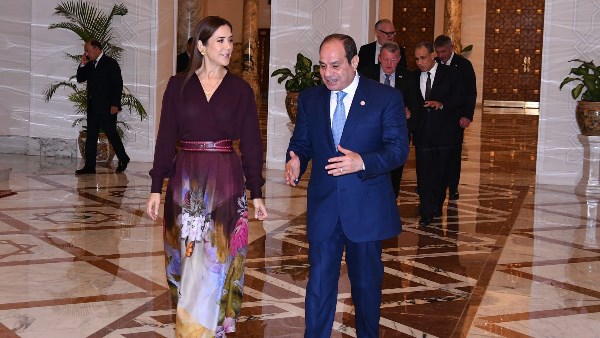 الرئيس السيسي وملكة الدنمارك 