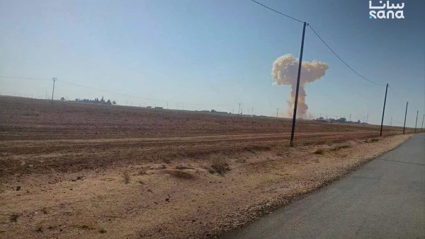 انفجار عنيف في مستودع أسلحة تابع لـ"قسد" 