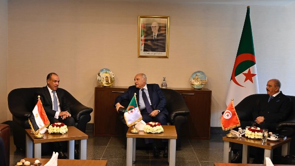 اجتماع وزراء خارجية مصر والجزائر وتونس بشأن ليبيا 