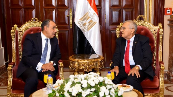 وزير الخارجية يلتقي رئيس مجلس الشيوخ