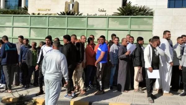 تصويت أبناء الجالية المصرية بالأردن