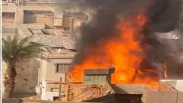 حريق استديو مصر