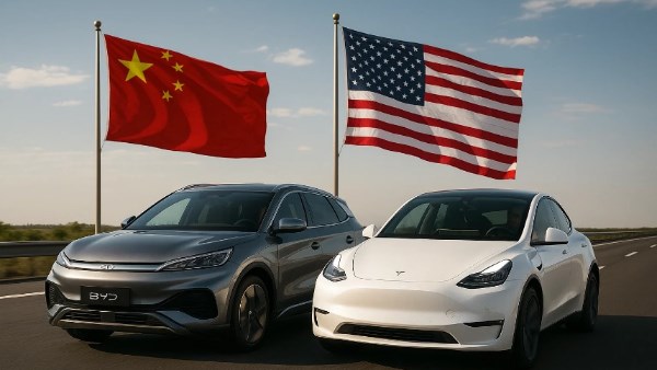 للمرة الأولى.. BYD‏ تتصدر المبيعات وتتخطى تسلا فى أوروبا