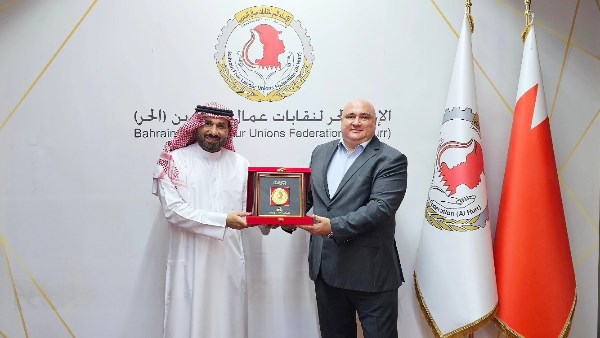 كريم عبدالباقي نقيب العاملين بالنيابات ونظيره البحريني 