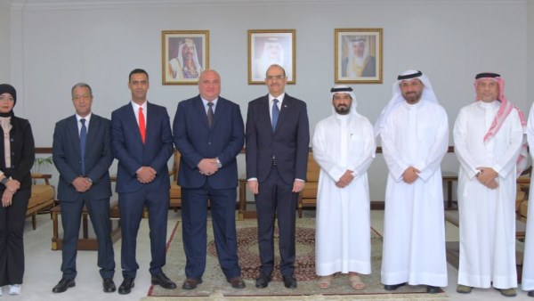 جانب من لقاء الوفد المصري والبحريني 