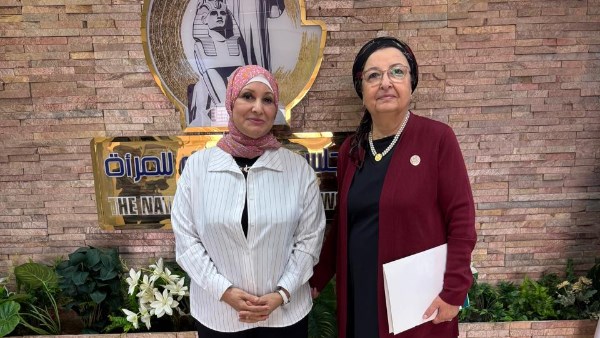 نقيب التمريض خلال ندوة صحة المرأة المسنة