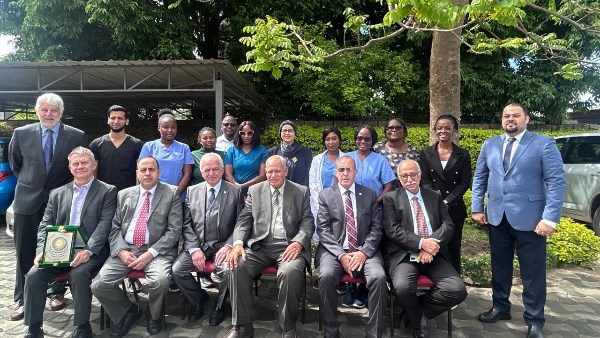 وفد الجامعة العربية المشارك في الدورات التدريبية 