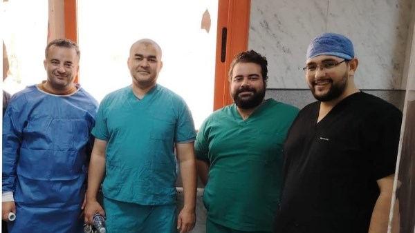 الفريق الطبي بمستشفى بني سويف للتأمين الصحي 