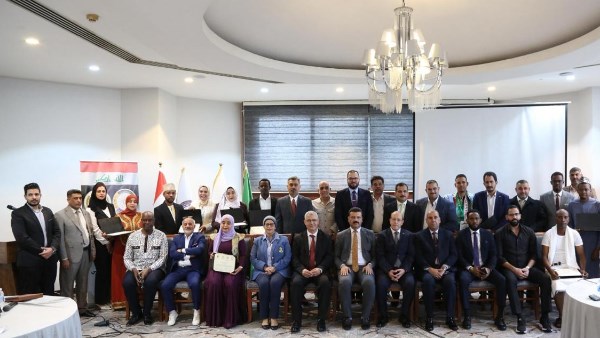 المشاركون في أعمال الدورة التدريبية ببغداد 