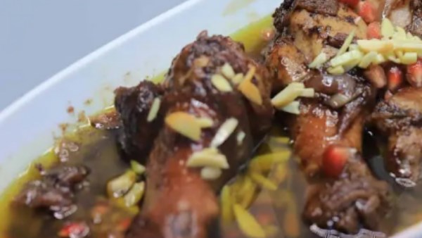  طريقة عمل دبابيس دجاج بدبس الرمان