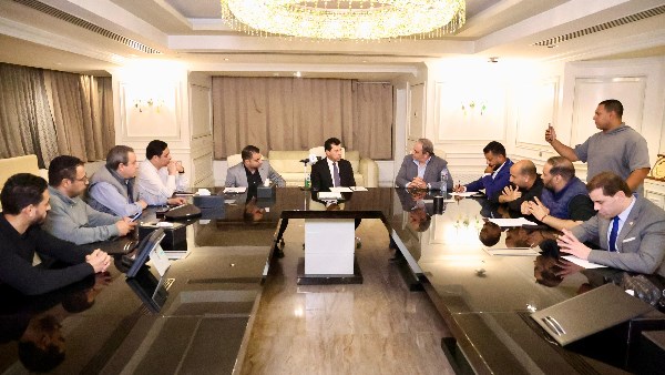 وزير الشباب والرياضة في ضيافة صدى البلد