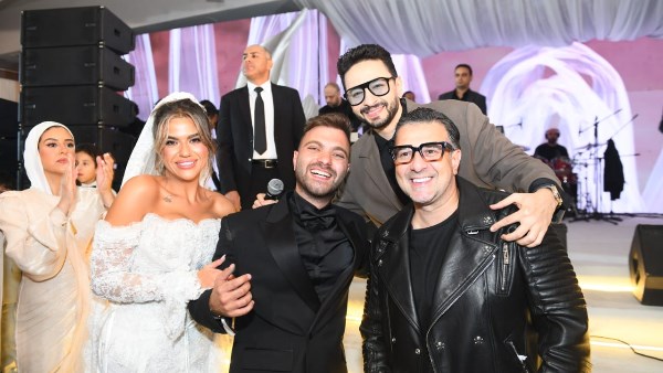 حمادة هلال في حفل الزفاف 