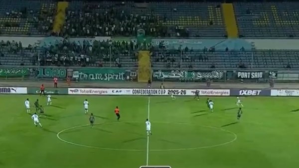 شوط أول سلبي بين المصري البورسعيدي وكايزر تشيفز في الكونفيدرالية