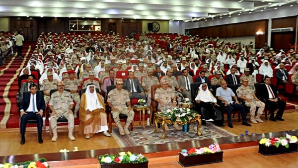 قيادة قوات شرق القناة لمكافحة الإرهاب تستقبل عددا من شيوخ القبائل وممثلى المجتمع المدني بمحافظتي شمال وجنوب سيناء