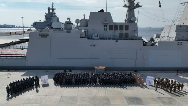 انطلاق فعاليات التدريب البحري المصري السعودي المشترك الموج الأحمر 8