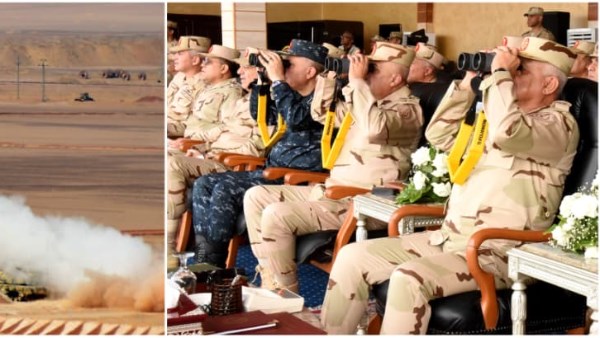 وزير الدفاع يشهد تنفيذ المرحلة الرئيسية للرماية الصاروخية لقوات الدفاع الجوي