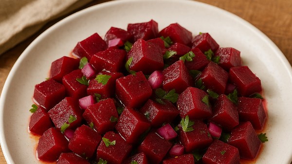 طريقة تحضير سلطة البنجر (الشمندر) على أصولها ..