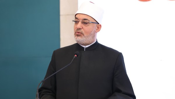 مفتى الجمهورية خلال مشاركته فى احتفالية الأوقاف