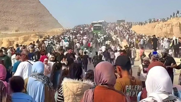 زوار المتحف المصري