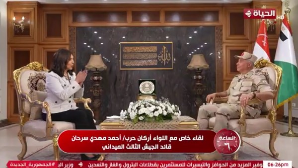 لقاء مع قائد الجيش الثالث الميداني