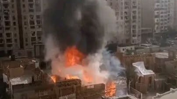 حريق استوديو الهرم