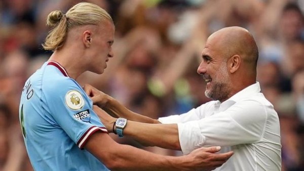 جوارديولا وهالاند 